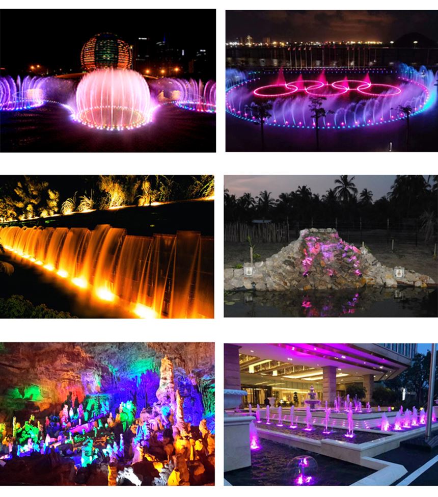 underwater lights 9w rgb fountain led pool underwater light manufacturers 145G